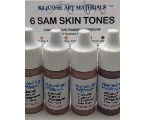 SAM - Silicone Art Materials: Skin Tones Colours (6)  ****Sneak Peek****